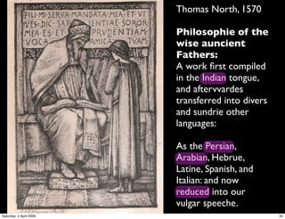 Kalila & Dimna Story @ Institute for Cultural Research 28/3/09