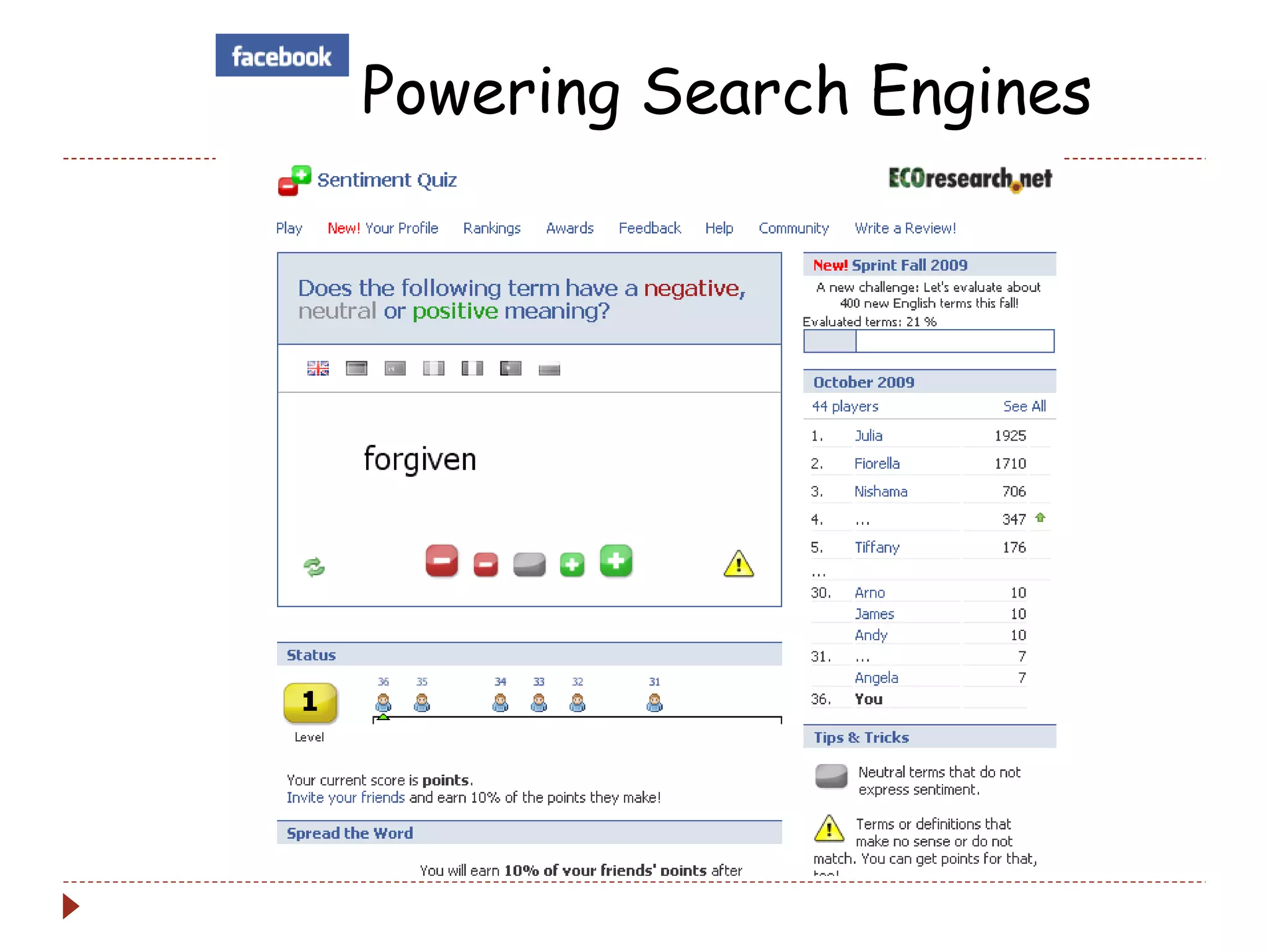 Powering Search Engines 
