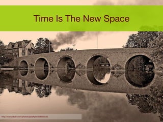 Time Is The New Space http://www.flickr.com/photos/paraflyer/508055535 