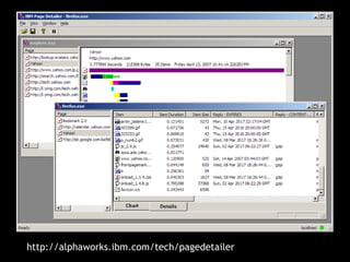 http://alphaworks.ibm.com/tech/pagedetailer  