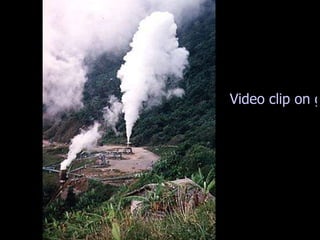 Video clip on geothermal energy 