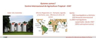 Disponibilidad, accessibilidad y aplicabilidad de los resultados de investigación de los Centros del Grupo Consultivo para la Investigación Agrícola Internacional (CGIAR)