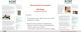 Availability, Accessibility and Applicability of CGIAR Research Results
