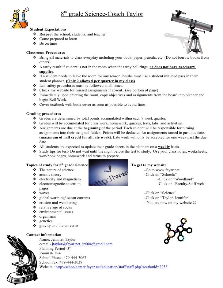 Science Syllabus