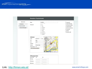 V e VERTRAULICH
                                    rtraulich




Link: http://firmen.wko.at/   www.smart-infosys.com
 