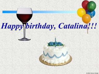 Happy birthday, Catalina!!!