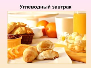 Углеводный завтрак
 