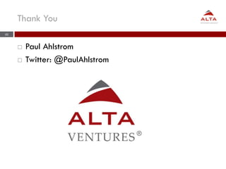 50
Thank You
 Paul Ahlstrom
 Twitter: @PaulAhlstrom
 