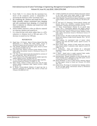 Design and Analysis of Disc Brake for Low Brake Squeal | PDF