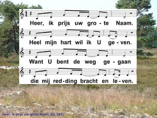 Heer, ik prijs uw grote Naam (EL 342)
 