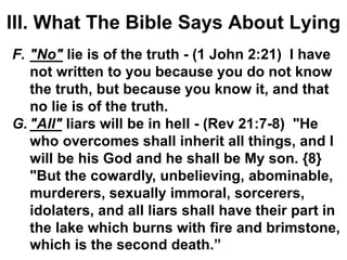 is lying ever justified | PPT