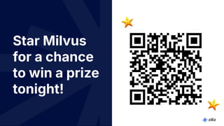 9 | © Copyright 2024 Zilliz
9
Star Milvus
for a chance
to win a prize
tonight!
 