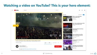 43 @peakaceag pa.ag
Watching a video on YouTube? This is your hero element:
 