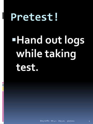 PolygonsPrefix tells how many sides AND angles a polygon has9/17/2011Bitsy Griffin    Wk 4-1     Obj 3.014