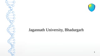 1
Jagannath University, Bhadurgarh
 