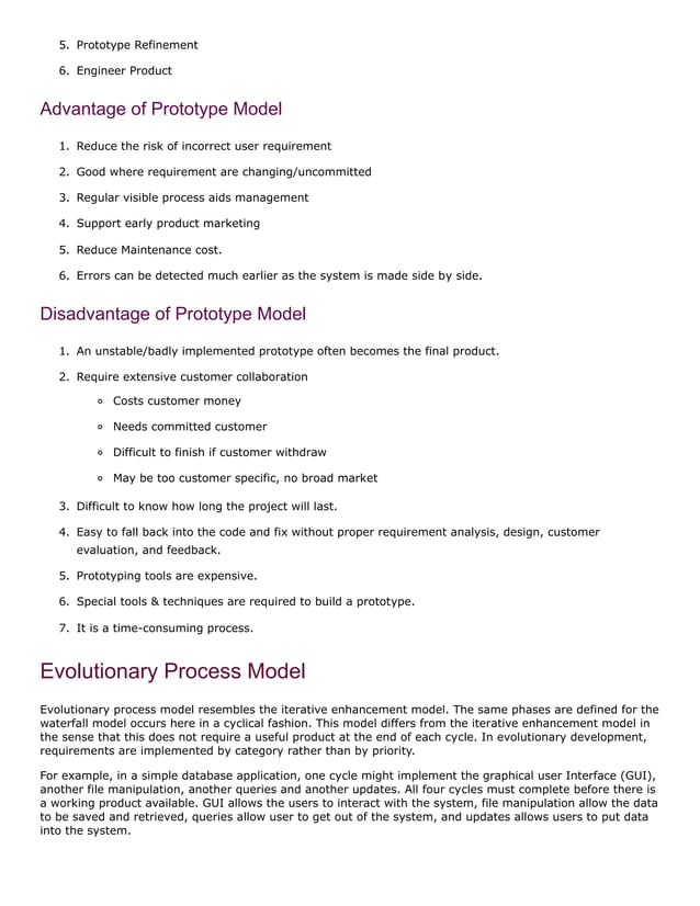 Prototype model (software engineering) | PDF
