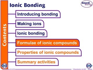 30 of 50 © Boardworks Ltd 2007
 