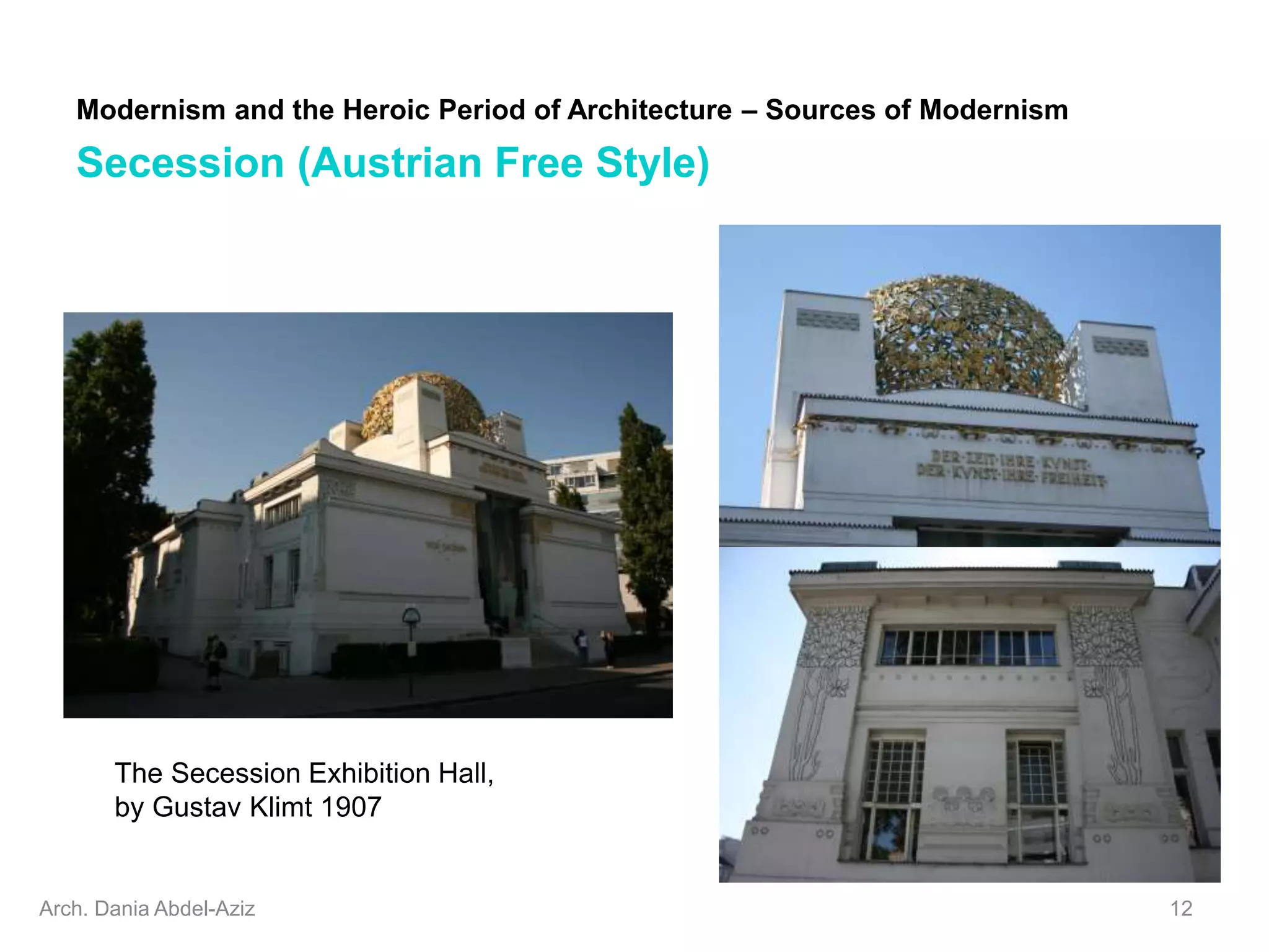 history of contemporary architecture - 09.Secession.ppt