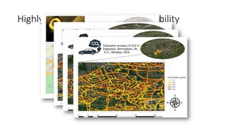 Highly detailed maps of urban mobility
 