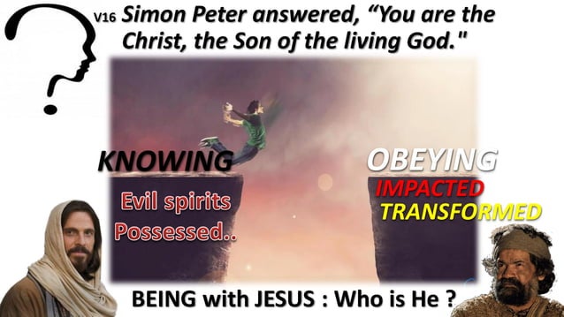 09 25 being with jesus who is he matt 16 13-20 final | PPT