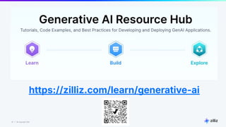 37 | © Copyright Zilliz
37
https://zilliz.com/learn/generative-ai
 