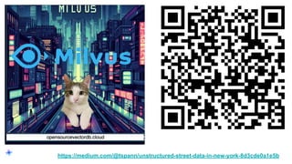 https://medium.com/@tspann/unstructured-street-data-in-new-york-8d3cde0a1e5b
 