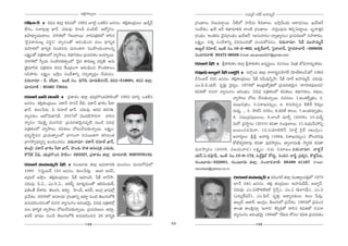 JHõ~tÅ∞ÊÅ∞
                                        ∆°                                                                             ã¨Ü«∞º^£ #j~ü JÇ¨Ï=∞‡^£
~°+‘^• _ç ó Hõ_»Ñ¨ lÖÏ¡ Hõ_»Ñ¨Ö’ 1962 EÖˇ· XHõ˜# [##O. `«e¡`«O„_»∞Å∞: Y∞s¬^£         „QÆO^ä•Å∞ "≥Å∞=_®¤~Ú. g˜Ö’ Ç¨Ïnã¨∞ H˜~°}ÏÅ∞, W™ê¡g∞Ü«∞ P~å^èŒ#Å∞, Y∞~üP<£
ÉËQÆO, ã¨<å=ÙÖÏ¡ MÏ<£. K«^Œ∞=Ù: Ç≤ÏOn Ñ¨O_çò. L^ÀºQÆO:                               ã¨O^Õâ◊O, Y∞~ü P<£ Hõ^ä•=∂eHõ ÖÏO˜ „QÆO^ä•Å∞ QÆ∞iÎOÑ¨Ù#∞ `≥zÛÃÑÏì~Ú. |$Ç¨Ï`«Î~°
Láê^è•ºÜ«Ú~åÅ∞. 2006Ö’ 'w@∞~å~Ú— "å~°Ñ¨„uHõÖ’ ~åã≤#                                   „QÆO^äŒO 'JOu=∞ ^≥·=„QÆO^äŒO Y∞~üP<£— (J#∞"å^ŒO–"åºMÏº#O) „Ñ¨K«∞~°}Ö’ ã¨Ç¨ÏHÍ~°O.
'^≥ · = HÍ~° ∞ }º =i÷ x — "åºã¨ O `À P~° O aè O z Ñ¨ Å ∞ ^è • i‡Hõ                    ÅHõ∆ºO: ã¨`«º ã¨O^Õâßxﬂ Ñ¨k=∞Ok`À Ñ¨OK«∞HÀ=_»O. z~°∞<å=∂: ¿+H± =ÚÇ¨Ï=∞‡^£
=∞Ç≤Ïà◊Ö’ ^è•i‡Hõ zO`«##∞ =∞iO`«QÍ ÃÑOá⁄OkOKåÅ#ﬂ                                      J|∞ÌÖò ~°ã¨∂Öò, WO˜ #O.16–2–862, JHõƒ~üÉÏQ∑, Ãã·^•ÉÏ^£, ÃÇ·Ï^Œ~åÉÏ^£ –500059.
ÅHõº∆ O`À Ñ¨„uHõÅÖ’ "åº™êÅ∞, Hõ^•xHõÅ∞ „Ñ¨K∞i`«O JÜ«∂º~Ú.
                                    ä           «                                     ã¨OKå~°"å}˜: 93473 86588.Email: abuanas2007@gmail.com
2009Ö’ ã‘ﬁÜ«∞ ã¨Oáê^ŒHõ`«ﬁOÖ’ '^≥·= HÍ~°∞}º =i¬}˜— J#∞                                ~°ã¨∂Öò ¿+H± ó NHÍ‰õΩà◊O lÖÏ¡ NHÍ‰õΩà◊O [#‡ã¨÷ÅO. ~°K«#Å∞: q∞„`« É’^èŒ<å=∞$`«=Ú.
„`≥·=∂ã≤Hõ Ñ¨„uHõ#∞ Hõ_»Ñ¨ ˆHO„^ŒOQÍ P~°OaèOz H˘O`«HÍÅO
#_çáê~°∞. ÅHõ∆ºO: W™ê¡O ã¨O^Õâßxﬂ ã¨~°ﬁ"åºÑ¨ÎO KÕÜ«∞_»O.                              ~°=ÓÑ¶π J|∞ÌÖò ¿+H± _®Hõì~ü ó #ÖÁæO_» lÖÏ¡ <åQÍ~°∞˚#™êQÆ~ü (Ç≤ÏÖòHÍÅh)Ö’ 1962
z~°∞<å=∂ : _ç. ~°+‘^•, WO˜ #O. 2/75, =∂~°∞f#QÆ~ü, Hõ_»Ñ¨–516001, Hõ_»Ñ¨ lÖÏ¡.        _çÃãO|~ü 22# [##O. `«e¡`«O„_»∞Å∞: ¿+H± ã¨g∞=Ùhﬂ™ê, ¿+H± #∂~ü JÇ¨Ï=∞‡^£. K«^Œ∞=Ù:
^Œ∂~°"å}˜ : 93463 73044.                                                              ZO.a.a.Ü«∞ãπ. =$uÎ: "≥·^ŒºO. 1978Ö’ PO„^èŒ*’ºuÖ’ „Ñ¨K«∞i`«"≥∞ÿ# '<åQÆiHõÑ¨Ù@_»q—
                                                                                      Hõq`«`À ~°K«<å "åºã¨OQÆO P~°OÉèíO. qq^èŒ Ñ¨„uHõÅÖ’ Hõq`«Å∞, Hõ^ä•xHõÅ∞, Hõ^äŒÅ∞,
~°ã¨∂Öò MÏ<£ Ñ¨~îå<£ ó „Ñ¨HÍâ◊O lÖÏ¡ Ü«∞„~°Q˘O_»áêÖˇOÖ’ 1982 =∂iÛ XHõ˜#                                       "åº™êÅ∞ KÀ@∞ KÕã¨∞‰õΩ<åﬂ~Ú. ~°K«#Å∞: 1.JO`«ˆ~ﬂ„`«O, 2.
[##O. `«e¡`«O„_»∞Å∞: Ñ¨~îå<£ Ç¨Ïã¨<£ ca, Ñ¨~îå<£ MÏtO Ñ‘~å                                                     =ÚYz„`«O, 3.qâßYÑ¨@ﬂO, 4. Hõ#∞Ô~Ñ¨ÊÅ H˜˜H© Ô~Hõ¯Å
MÏ<£. HõÅO¿Ñ~°∞. Ñ≤ ~°ã¨∂Öò MÏ<£. K«^Œ∞=Ù: P~°= `«~°QÆu.                                                       =∞^èŒº..., 5. áêiãπ #QÆ~°O, 6.HõkÖË HÍÅO, 7.JO`«ã¨∂û„`«O,
"åºÑ¨HõO: P’"≥∞HÍxH±. 2007Ö’ "≥Ú^Œ˜™êiQÍ ~åã≤#                                                               8. ã¨=Ú„^ŒÑ¨Ù@ÅÅ∞, 9.ÖÏOQ∑ =∂~üÛ (2009), 10.=∞m§
"åºã¨O '"≥ÚÔH·¯ =OQÆxk— „Ñ¨K«∞i`«"≥∞ÿ#Ñ¨Ê˜ #∞O_ç qq^èŒ                                                        =∞~À „Ñ¨™ê÷#O (2010) Hõq`å ã¨OÑ¨ÙÏÅ∞† 11.=∞^èŒ∞"Õ∞Ç¨xﬂ
Ñ¨„uHõÅÖ’ "åº™êÅ∞, Hõq`«Å∞ KÀ@∞KÕã¨∞‰õΩ<åﬂ~Ú. ÅHõ∆ºO:                                                          [~ÚOK«_»"≥∞ÖÏ, 12._»Ü«∂Éˇ˜ãπ ÃÇÏÖòÎ ÔQ·_£ (POQÆ¡O).
^èŒ~°‡™ê÷Ñ¨# „Ñ¨Ü«∞`åﬂÅÖ’ ÉèÏQÆOQÍ ~°K«~Ú`«QÍ `«y#O`«                                                          J"å~°∞¤Å∞: NN J"å~°∞¤ (1984, qâßYÑ¨@ﬂO), áÈÅ=~°Ñ¨Ù
ÉèÏQÆ™êﬁ=∂ºxﬂ JOkOK«_»O. z~°∞<å=∂: Ñ¨~îå<£ ~°ã¨∂Öò MÏ<£,                                                       HÀ>Ëâ◊ﬁ~°~å=Ù Hõq`å Ñ¨Ù~°™ê¯~°O, *ÏﬁÖÏ=Úd ™ê‡~°Hõ Hõq`å
`«O„_ç: Ñ¨~îå<£ MÏtO Ñ‘~å MÏ<£, áêO_»∞ áê`« Pã¨∞Ñ¨„u Z^Œ∞~°∞,                         Ñ¨ Ù ~° ™ ê¯~° O (2009, q[Ü« ∞ "å_» ) ÅHõ ∆ º O: ã¨ = ∞ ã¨ = ∂[O.z~° ∞ <å=∂: _®Hõ ì ~ ü
H˘<Õ˜ gkè, Ü«∞„~°Q˘O_» áêÖˇO– 523327, „Ñ¨HÍâ◊O lÖÏ¡. ^Œ∂~°"å}˜: 9397076152.          Ü«∞ãπ.U.~°=ÓÑ¶π, WO˜ #O.13–8–172, FÖò¤Hõ¡Éò ~À_»∞¤, #Okx ÖÏ_ç˚ „Ñ¨Hõ¯#, H˘`«Î¿Ñ@,
~°ã¨∂Öò =ÚÇ¨Ï=∞‡^£ ¿+H± ó QÆ∞O@∂~°∞ lÖÏ¡ J=∞~å=u =∞O_»ÅO =Ú#∞QÀ_»∞Ö’                  QÆ∞O@∂~°∞–522001, QÆ∞O@∂~°∞ lÖÏ¡. ã¨OKå~°"å}˜: 98490 41167. Email:
                                                                                      ravufsa4@yahoo.co.in
1993 ÃãÃÑìO|~ü 15# [##O. HõÅO¿Ñ~°∞¡: J|∂ J#ãπ,
|„^Œ∞Öò W™ê¡O. `«e¡`«O„_»∞Å∞: ¿+H± W=∂Oa, ¿+H± ÉÏ<£™ê.                                                          iÜ«∂*ò =∞Ç¨Ï=∞‡^£ ó =~°OQÆÖò lÖÏ¡ =Ú`åºÅÑ¨eÖ’ 1970
                                                                                                                                                           ¡
K«^Œ∞=Ù: a.U., ZO.ã≤.U., J~°cƒ =∂^èŒº=∞O`À Peq∞Ü«∞`ü,                                                           E<£ 24# [##O. `«e¡ `«O„_»∞Å∞: JÇ¨Ï=∞^£c, JÉÏƒãπ.
Ñ¶¨rÅ`ü KÕâß~°∞. `≥Å∞QÆ∞, L~°∂Ì, Ç≤ÏOn, J~°c, POQÆ¡ ÉèÏ+¨Ö’¡                                                    K«^Œ∞=Ù: ZO.U(á⁄e˜HõÖò Ãã·<£û)., ZO.U (Ñ¶≤ÖÏã¨Ñ¶‘)., ZO.U
„Ñ¨"âO. 2000Ö’ 'Jã¨∂Ü«∞— „QÆO^ä•xﬂ L~°∂Ì #∞O_ç `≥Å∞QÆ∞Ö’H˜
    Õ ◊                                                                                                         (Z_»∞ºˆH+¨<£)., ZO.Ñ¶≤Öò. =$uÎ: J^è•ºÑ¨‰õΩÅ∞. HõÅO ¿Ñ~°∞¡:
J#∞=kOK«_»O`À ~°K«<å "åºã¨OQÆO J~°OÉèí"≥∞ÿ. qq^èŒ Ñ¨„uHõÖ’¡                                                     L[ﬁÖò, P*Ï^£. POQÆ¡O, `≥Å∞QÆ∞Ö’ „Ñ¨"Õâ◊O. 1983Ö’ „Ñ¨Ñ¨OK«
Ñ¨Å∞ ^è•i‡Hõ "åº™êÅ∞ KÀ@∞KÕã¨∞‰õΩ<åﬂ~Ú. „Ñ¨K«∞~°}Å∞: L~°∂Ì,                                                     âßOu HÍOH˜∆ã¨∂Î 'LQÍk— ji¬Hõ`À ~åã≤# Hõq`«`À ~°K«<å
J~°c ÉèÏ+¨Å #∞O_ç `≥Å∞QÆ∞Ö’H˜ J#∞=kOz# 28 ^è•i‡Hõ                                                               "åºã¨OQÆO J~°OÉèí"≥∞ÿ 1994Ö’ '"Õ‰õΩ= HÀã¨O— Hõq`« „Ñ¨K«∞i`«O
                                        129                                      66                                            130
 