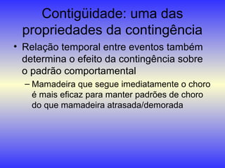 Análise funcional, contingência e contiguidade | PPT