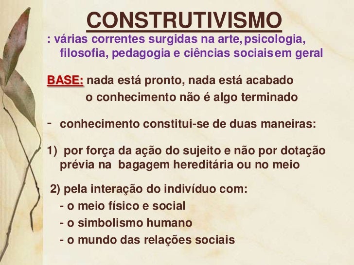 09 aula5 5º construtivismo jean piaget