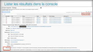 Lister les résultats dans la console
 