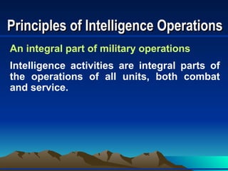 Intelligence Report Rotc Module 09 - Basic Intellige.ppt ROTC students | PPT