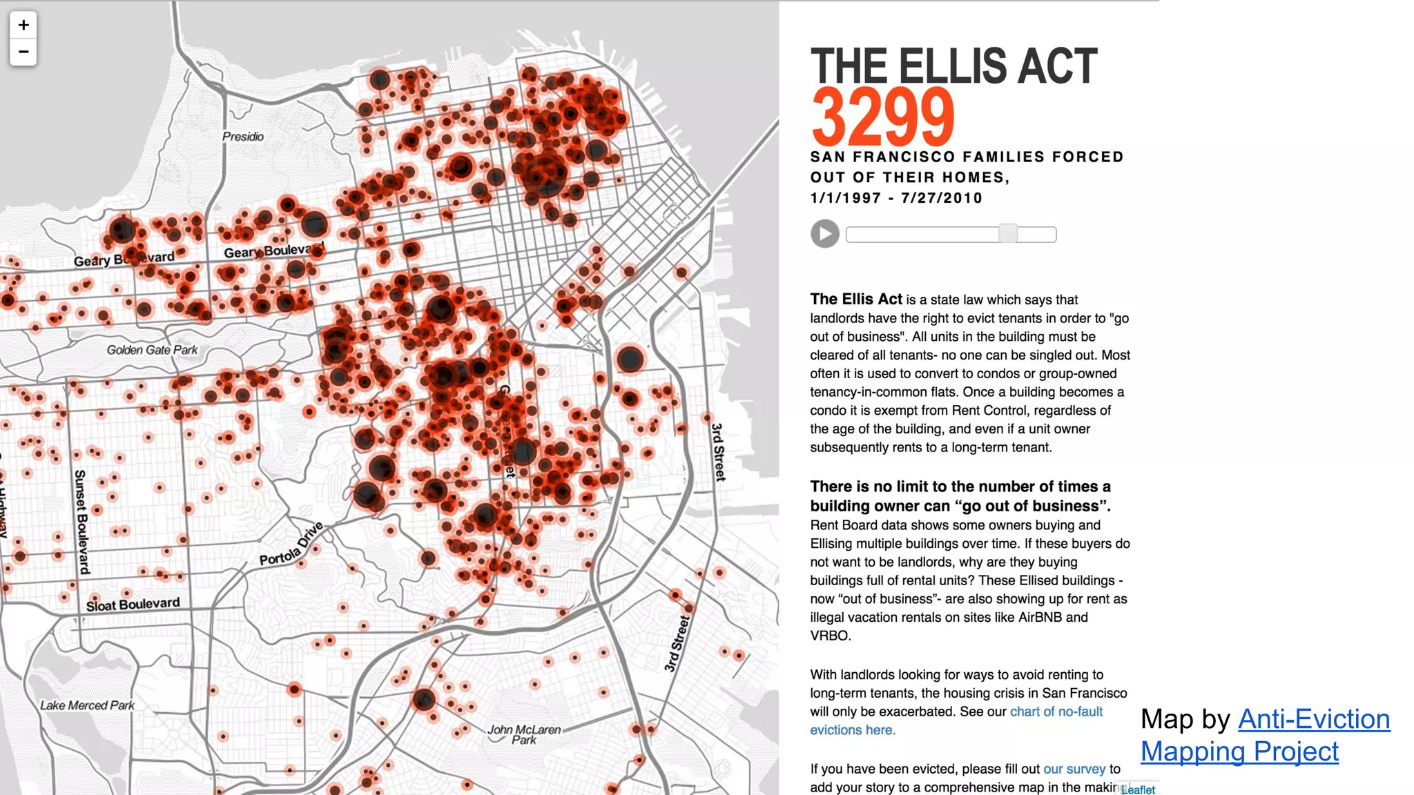 See map hereMap by Anti-Eviction
Mapping Project