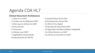 CDA HL7 | PDF