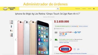 This is our vision
Building the foundation to Build a 3B Company by FY20
Administrador de órdenes
 