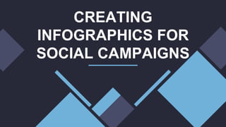 CREATING
INFOGRAPHICS FOR
SOCIAL CAMPAIGNS
 