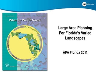 Large Area Planning For Florida’s Varied LandscapesAPA Florida 2011 