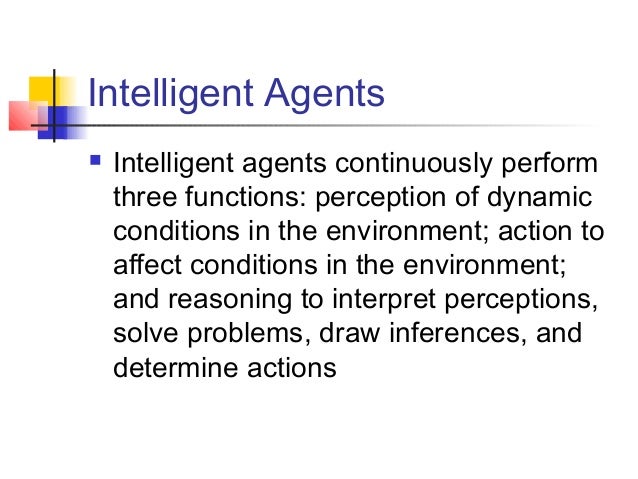intelligent agents