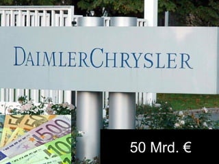 2 Begriffliche Abgrenzungen – Unternehmensintegration 2 von 2 5 PMI - Bild ... Jensen... Nach dem Deal 300 Mr300 50 Mrd. € 