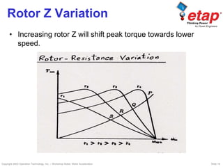 Auto Rotation Rotor Zones ETAP - 09 motor-acceleration | PDF