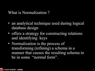 Normalization in Database Management System | PPT