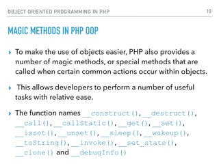 09 Object Oriented Programming in PHP #burningkeyboards | PDF ...