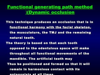8- Occlusal Relationships for Removable Partial Dentures | PPT