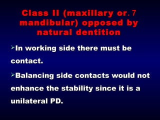 8- Occlusal Relationships for Removable Partial Dentures | PPT
