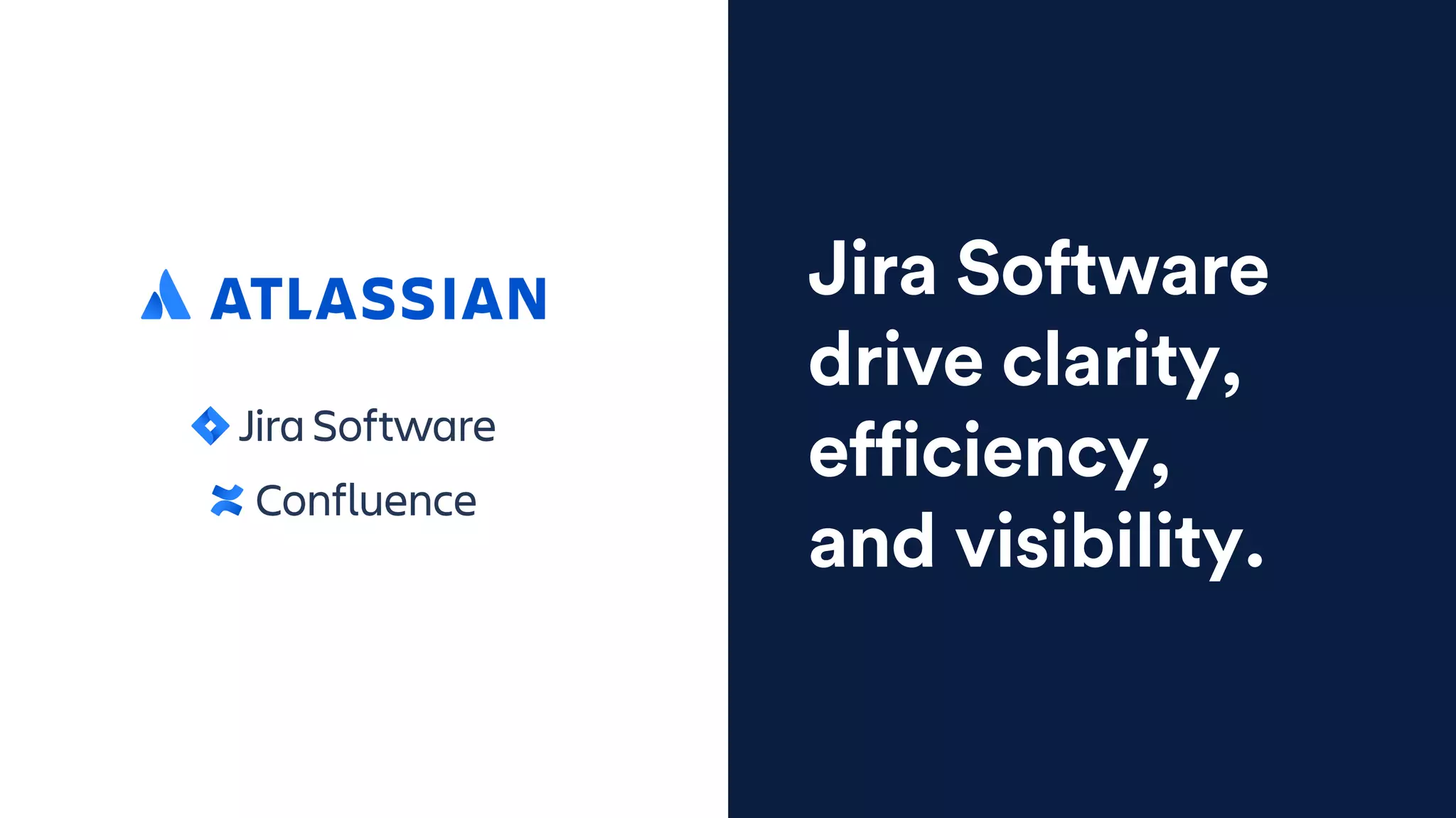 Jira Software
drive clarity,
efficiency,
and visibility.
 