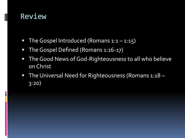 09. Paul’s Letter To The Romans - 7 | PPT