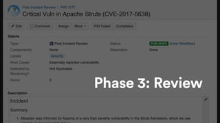 Phase 3: Review
 