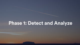 Phase 1: Detect and Analyze
 