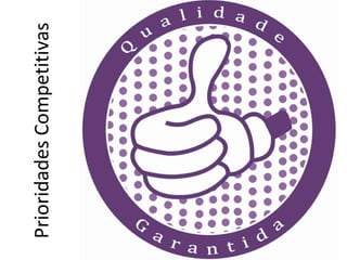 Prioridades Competitivas
 