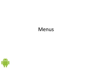 Menus 