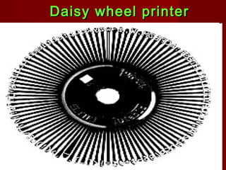 Daisy wheel printer

 